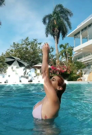 5. Sexy Kim Shantal in Pink Bikini Top at the Pool