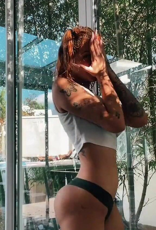 3. Sexy Lara Silva in Black Panties