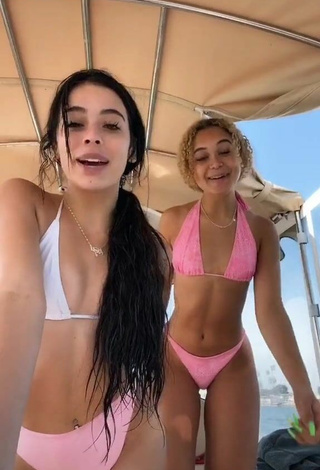 Erotic Lauren Kettering in Bikini on a Boat