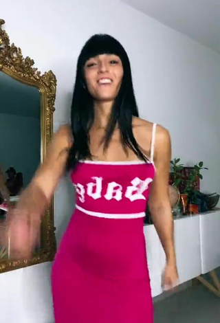 5. Sexy Lenna Vivas in Dress and Bouncing Boobs