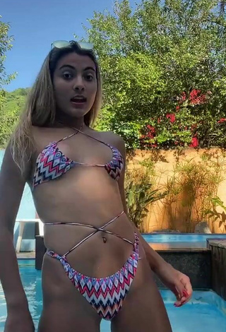 5. Sexy Letícia Pitti in Bikini at the Pool