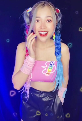 Sexy Linh Barbie in Tube Top
