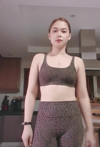 3. Sexy Maja Salvador in Leopard Crop Top