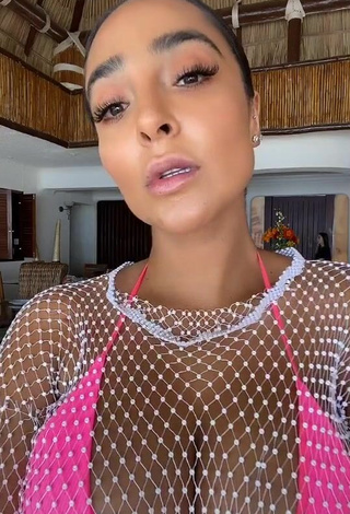 5. Sweetie Manelyk González in Pink Bikini Top