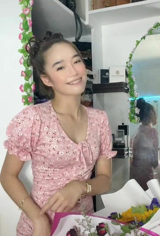 4. Sexy Mary Lite Lamayo in Floral Dress