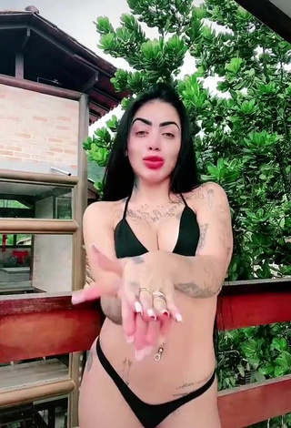 4. Erotic Mirella Fernandez in Black Bikini