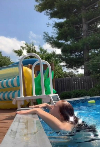 3. Really Cute Mikaila Murphy Shows Butt at the Swimming Pool