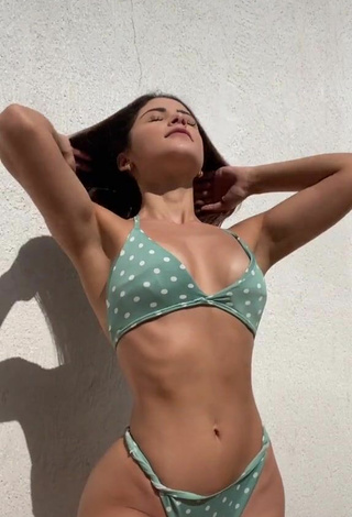 Nathalia Valente Looks Sexy in Polka Dot Bikini