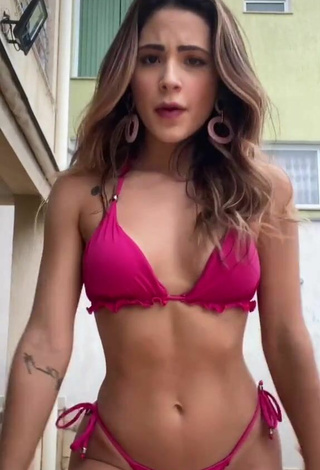 1. Nathalia Valente in Alluring Firefly Rose Bikini