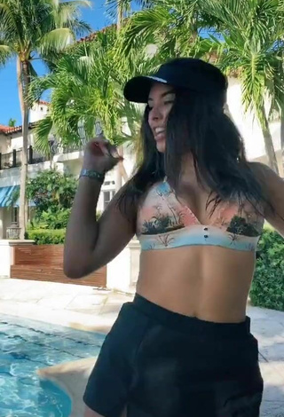 5. Sweetie Nicole García in Bikini Top at the Pool