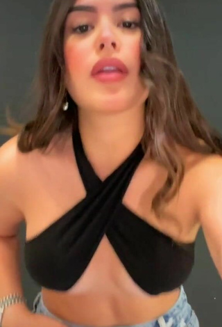 4. Sexy Nicole García in Black Hot Top