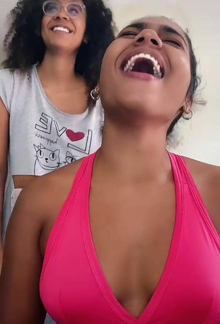 5. Sexy Paloma Souza in Pink Crop Top