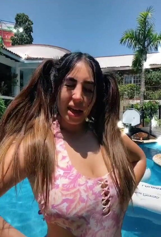 2. Sexy Ana Daniela Martínez Buenrostro in Swimsuit at the Pool