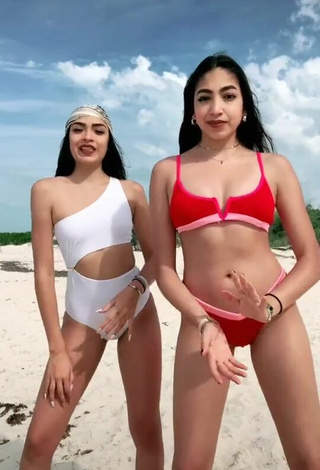 2. Sexy Rosalinda Salinas in Swimsuit at the Beach