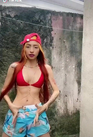 2. Sweetie Ruivinha de Marte in Red Bikini Top