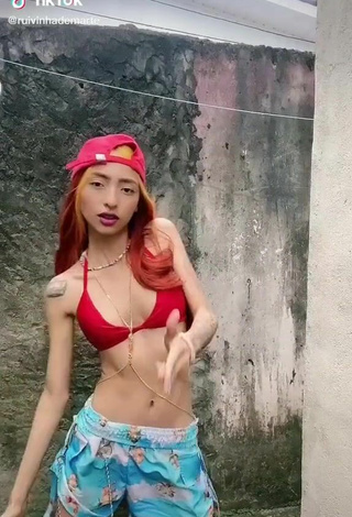 4. Sweetie Ruivinha de Marte in Red Bikini Top