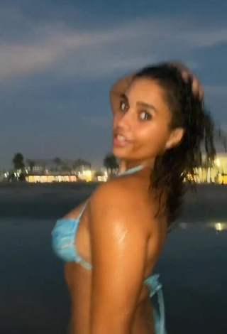 Sweetie Salah Brooks in Bikini at the Beach