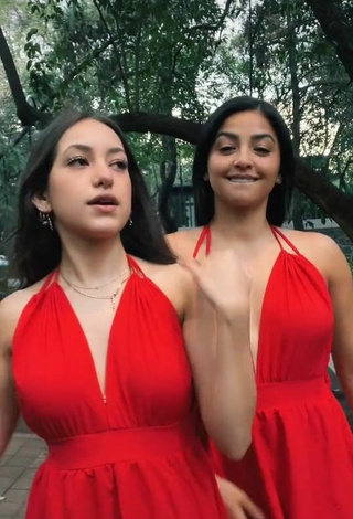 Hot Shaulaponce2.0 in Red Dress