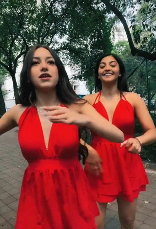 5. Sexy Shaulaponce2.0 in Red Dress