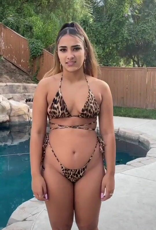 Sensual Sienna Mae Gomez in Leopard Bikini