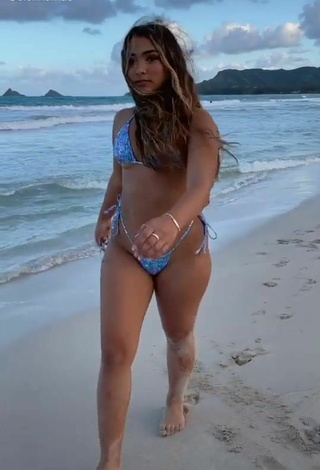 4. Dazzling Sienna Mae Gomez in Inviting Bikini at the Beach