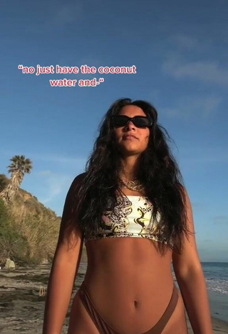 2. Sweetie Sienna Mae Gomez in Bikini at the Beach