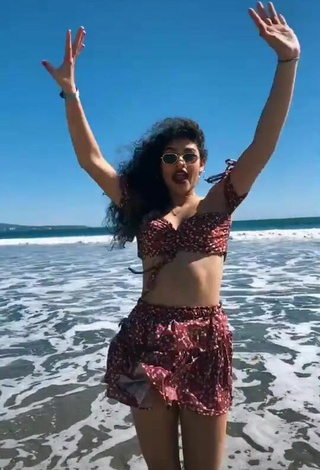2. Beautiful Sofia Mata in Sexy Crop Top at the Beach