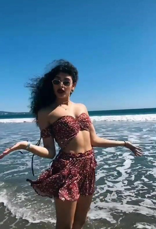 3. Beautiful Sofia Mata in Sexy Crop Top at the Beach