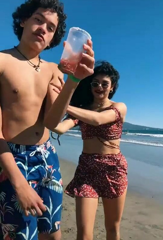 3. Sweetie Sofia Mata in Crop Top at the Beach
