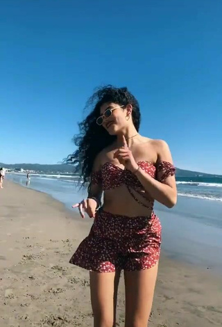 4. Sweetie Sofia Mata in Crop Top at the Beach