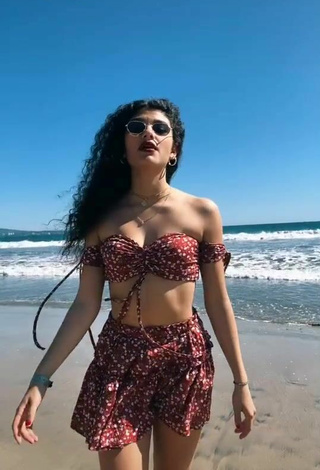 2. Sexy Sofia Mata in Crop Top at the Beach