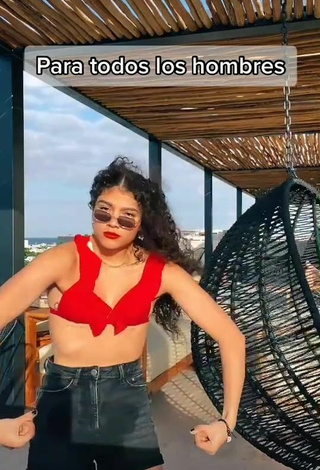 Sweetie Sofia Mata in Red Bikini Top