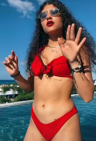 Hottie Sofia Mata in Red Bikini