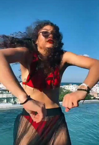 1. Sweetie Sofia Mata in Red Bikini