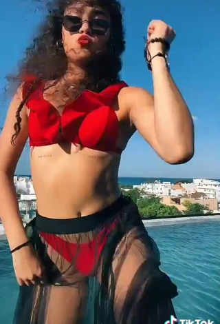 5. Sweetie Sofia Mata in Red Bikini