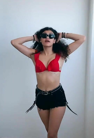 Sexy Sofia Mata in Black Shorts