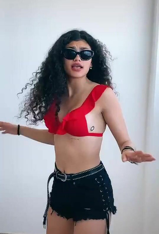 4. Sexy Sofia Mata in Black Shorts