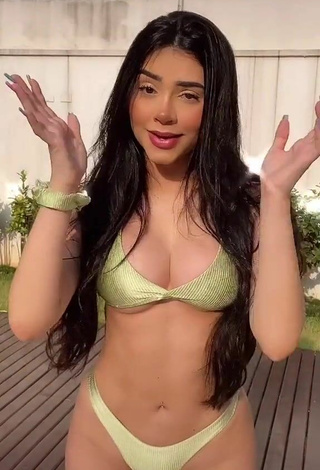 3. Sexy Tainá Costa in Golden Bikini