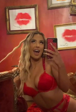 5. Sexy Tana Mongeau in Red Lingerie