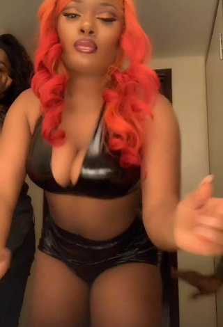 1. Beautiful Megan Thee Stallion Shows Cleavage