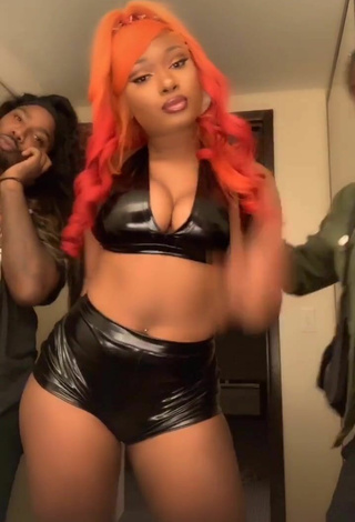 3. Beautiful Megan Thee Stallion Shows Cleavage