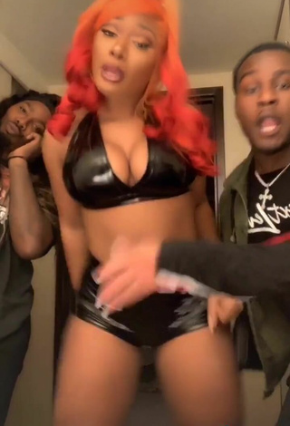 5. Beautiful Megan Thee Stallion Shows Cleavage