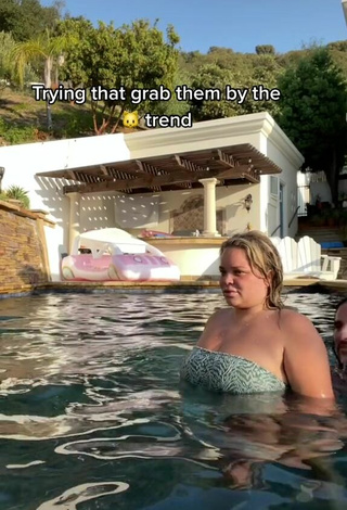 Sexy Trisha Paytas in Bikini in the Pool