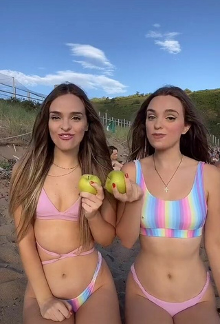 1. Sweet Aitana & Paula Etxeberria in Cute Bikini