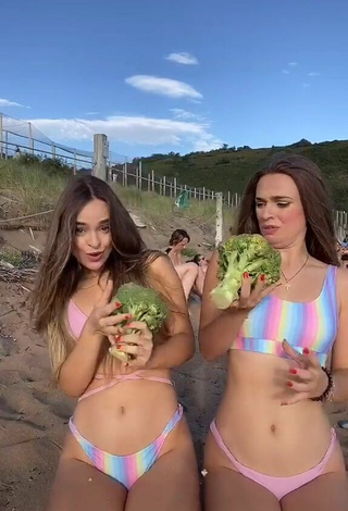 2. Sweet Aitana & Paula Etxeberria in Cute Bikini