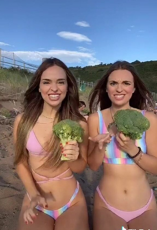 Sweet Aitana & Paula Etxeberria in Cute Bikini