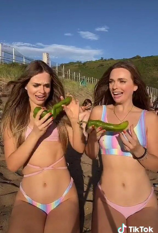 4. Sweet Aitana & Paula Etxeberria in Cute Bikini