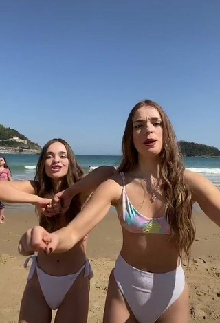 1. Cute Aitana & Paula Etxeberria in Bikini at the Beach