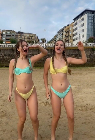 6. Hot Aitana & Paula Etxeberria in Bikini at the Beach