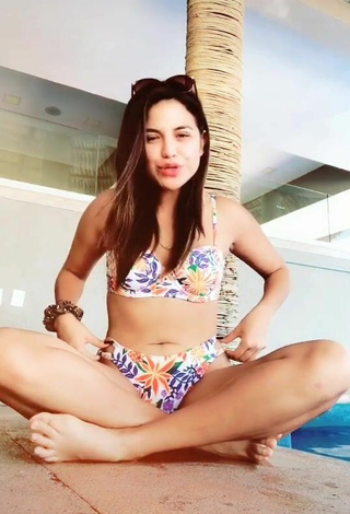 3. Sweetie Ana Morquecho in Floral Bikini